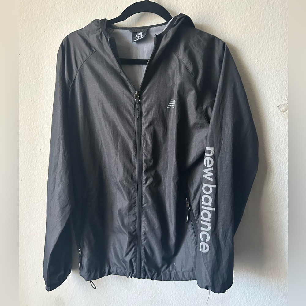 New Balance size small nylon windbreaker / runners sweat jacket